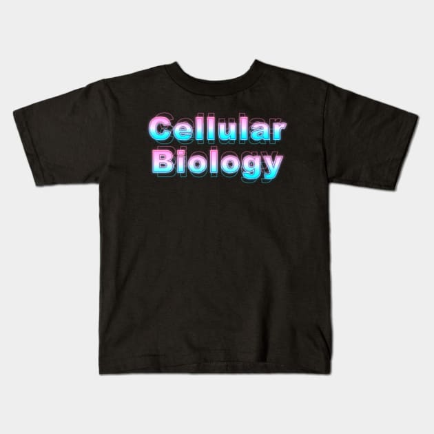 Cellular Biology Kids T-Shirt by Sanzida Design